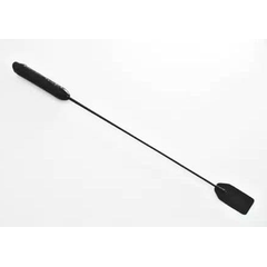 Чёрный стек со шлепком и ручкой-фаллосом - 62 см., фото 