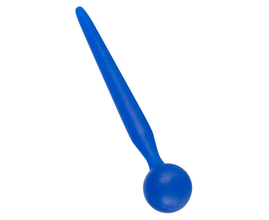 Синий уретральный стимулятор Penis Plug - 9,6 см., фото 
