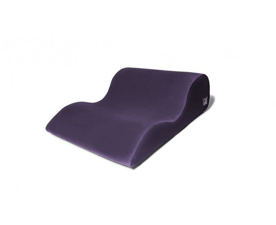 Большая подушка для любви Liberator Hipster с чехлом из вельвета, Цвет: фиолетовый, фото 