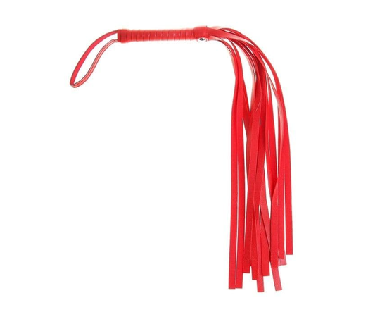 Красная плеть из искусственной кожи - 43 см., фото 
