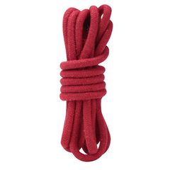 Красная хлопковая веревка для связывания - 3 м., фото 