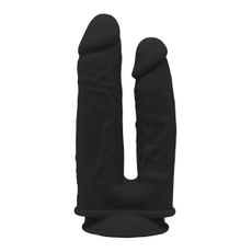Анально-вагинальный фаллоимитатор Double Penetrator - 19,5 см., Длина: 19.50, Цвет: черный, фото 