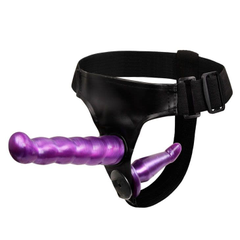 Фиолетовый стапон с двумя насадками - 18 см., фото 