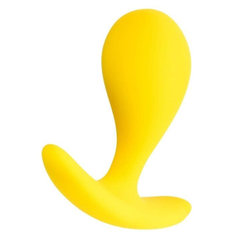 Анальная втулка ToyFa Blob - 5,5 см., Цвет: желтый, фото 