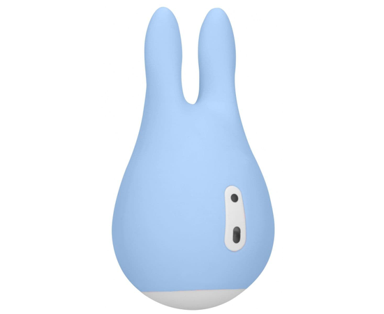 Голубой клиторальный стимулятор Sugar Bunny - 9,5 см., фото 