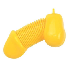 Брелок для ключей в форме пениса, Цвет: желтый, фото 