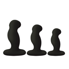 Набор из 3 вибровтулок Nexus G-Play+ Trio, Цвет: черный, фото 