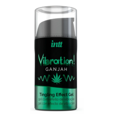 Жидкий интимный гель с эффектом вибрации Vibration! Ganjah - 15 мл., фото 