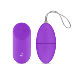 Фиолетовое виброяйцо Vibrating Egg с пультом ДУ, фото 
