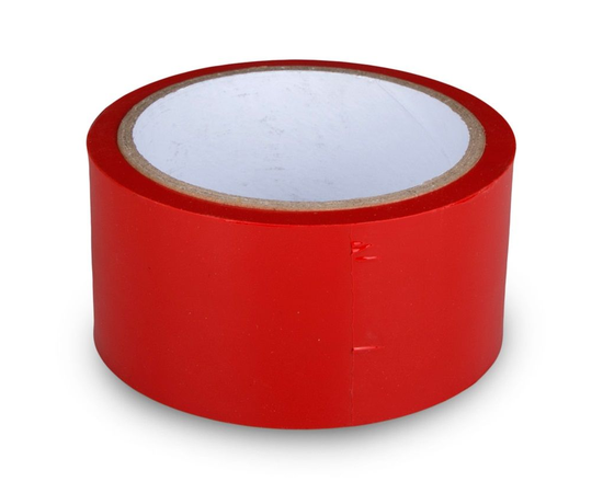Красная лента для бондажа Easytoys Bondage Tape - 20 м., фото 