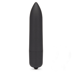Вибропуля X-Basic Bullet Long One Speed - 9 см., Цвет: черный, фото 