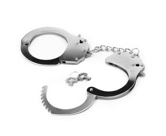 Металлические наручники с ключиками, фото 