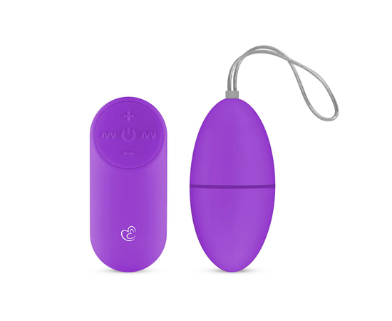 Фиолетовое виброяйцо Vibrating Egg с пультом ДУ, фото 