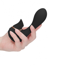 Вакуум-волновой массажер с двойной стимуляцией Irresistible Mythical, Цвет: черный, фото 