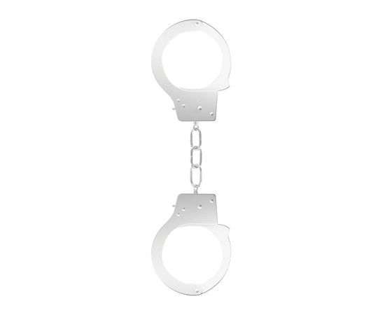 Белые наручники OUCH! White, фото 
