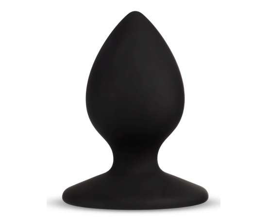 Черная анальная пробка Slut Plug - 6,3 см., фото 