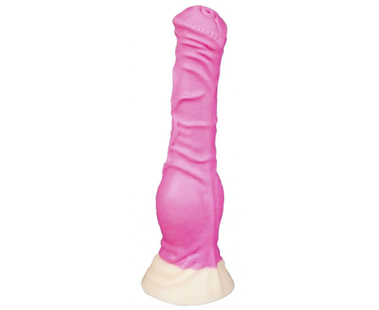 Розовый фаллоимитатор "Пони small" - 20,5 см., фото 