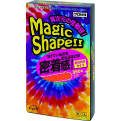 Презервативы Sagami Xtreme Magic Shape с ребристым швом - 10 шт., фото 