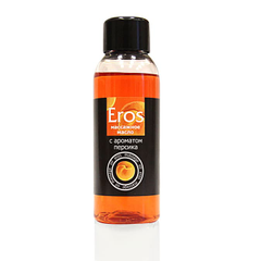 Массажное масло Eros exotic с ароматом персика - 50 мл., фото 