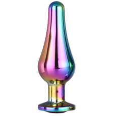 Анальная пробка с кристаллом Pleasure Plug S - 9 см., Длина: 9.00, Цвет: разноцветный, фото 