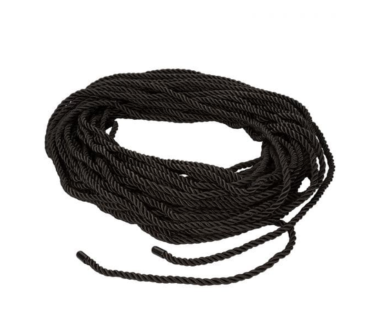 Черная веревка для шибари BDSM Rope - 30 м., фото 