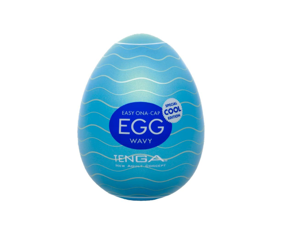 Мастурбатор-яйцо с охлаждающей смазкой COOL EGG, фото 