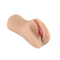 Телесный мастурбатор-вагина с пышными половыми губами, фото 