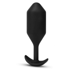 Черная вибропробка для ношения Vibrating Snug Plug 5 - 16,5 см., фото 