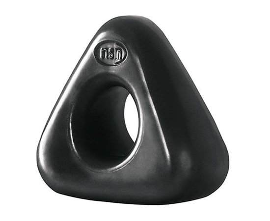 Треугольное эрекционное кольцо RENEGADE JUNK PUSHER, Цвет: черный, фото 