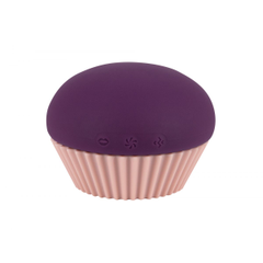 Вакуум-волновой вибратор в форме капкейка, Цвет: фиолетовый, фото 
