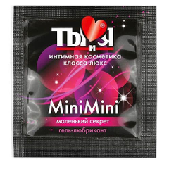 Женский сужающий гель-лубрикант MiniMini в одноразовой упаковке - 4 гр., фото 