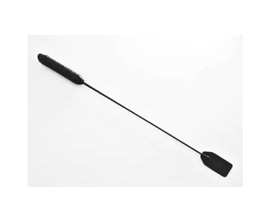 Чёрный стек со шлепком и ручкой-фаллосом - 62 см., фото 