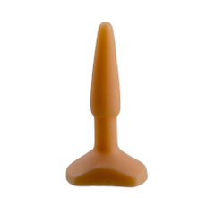 Анальный стимулятор Lola Toys Small Anal Plug - 12 см., Цвет: оранжевый, фото 