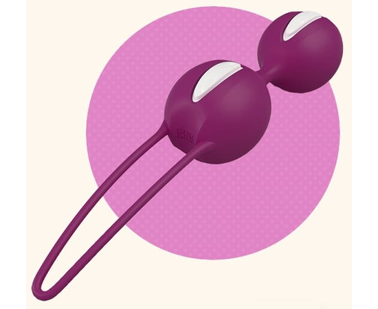 Вагинальные шарики Fun Factory Smartballs Duo, Цвет: лиловый, фото 