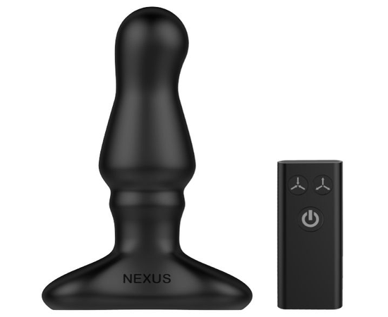 Черный вибростимулятор простаты Nexus Bolster - 12,3 см., фото 