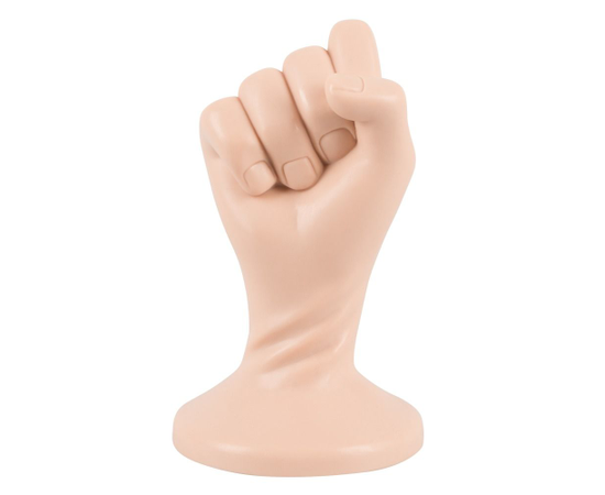 Телесный массажер-рука для фистинга Fist Plug - 13 см., фото 