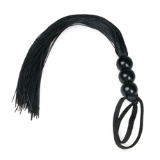 Черная силиконовая плеть Silicone Whip - 32 см., фото 