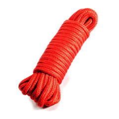 Верёвка для бондажа и декоративной вязки - 10 м., Цвет: красный, фото 