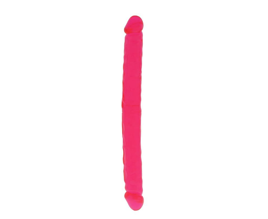 Двусторонний фаллоимитатор 18 DOUBLE DONG - 45,7 см., Цвет: розовый, фото 