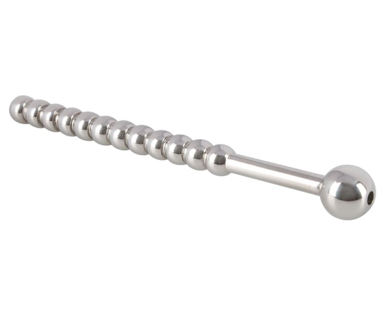 Серебристый уретральный стимулятор Penis Plug Piss Play - 14 см., фото 