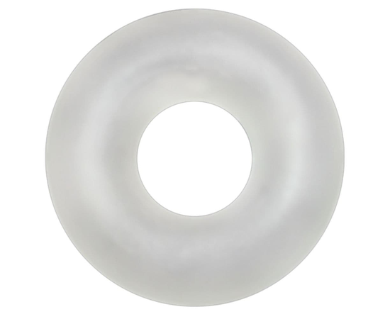 Прозрачное гладкое кольцо Stretchy Cockring, фото 