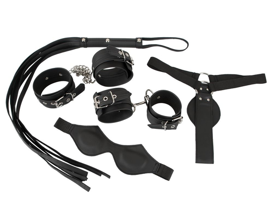 Бондажный набор Bondage Set в черном цвете, фото 