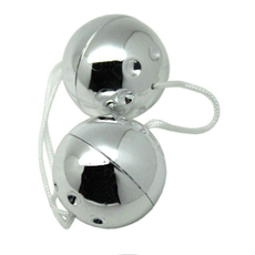 Серебристые шарики со смещённым центром тяжести, Цвет: серебристый, фото 