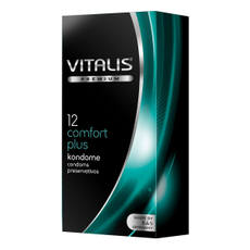 Контурные презервативы VITALIS PREMIUM comfort plus - 12 шт., Объем: 12 шт., Цвет: прозрачный, фото 