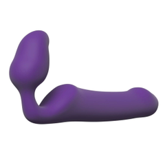 Фиолетовый безремневой страпон Queens L, фото 