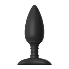 Чёрная вибровтулка NEXUS ACE MEDIUM с дистанционным управлением - 12 см., Цвет: черный, фото 