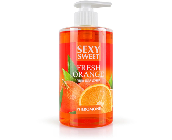 Гель для душа Sexy Sweet Fresh Orange с ароматом апельсина и феромонами - 430 мл., фото 