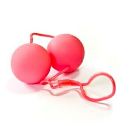 Вагинальные шарики розового цвета, Цвет: розовый, фото 