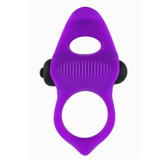 Фиолетовое эрекционное виброкольцо Lingus MAX, Цвет: фиолетовый, фото 