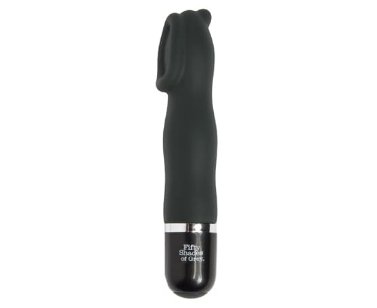 Черный мини-вибратор для клитора Sweet Touch - 13,9 см., Цвет: черный, фото 
